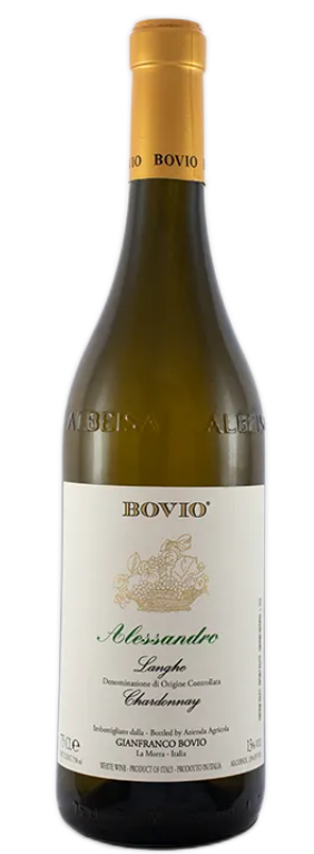 Italië Bovio Alessandro Chardonnay Barolo houtgerijpt witte wijn Wijndivas